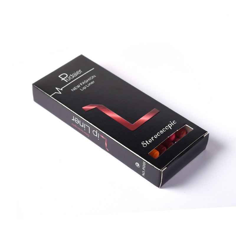 Twelve-color lip liner non-fading matte velvet lipstick pen Pudaier Twelve-Color Lip Liner | Waterproof, Non-Fading Matte Velvet