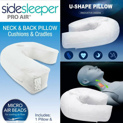U-Shaped Side Sleeper Body Pillow - Waist Support Sleep Buddy - Shello's Creative Boutique