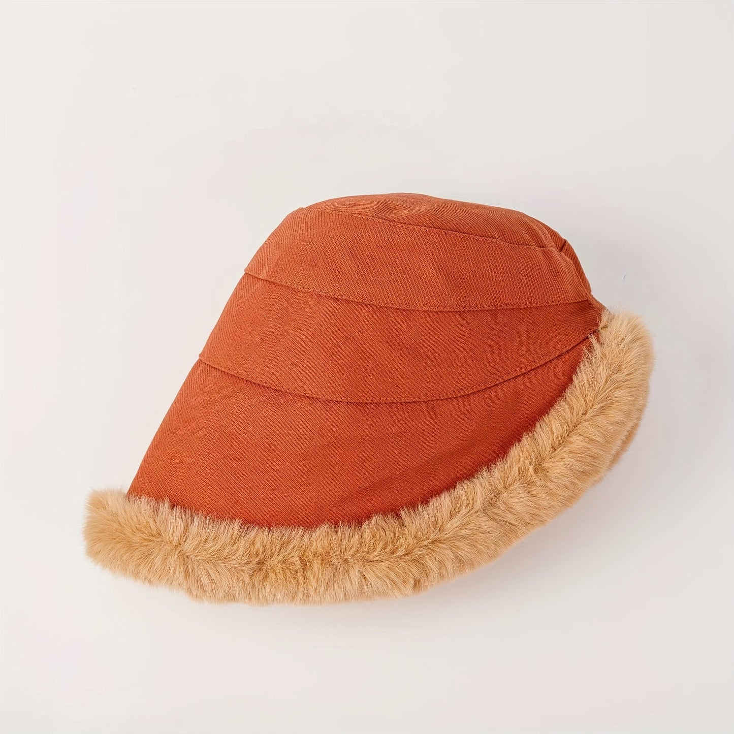 Winter Thermal Bucket Hat, Faux Fur Plush Thickened Ear Protection Fisherman Warmer Hat For Women Xmas Gift Shello's Creative Boutique