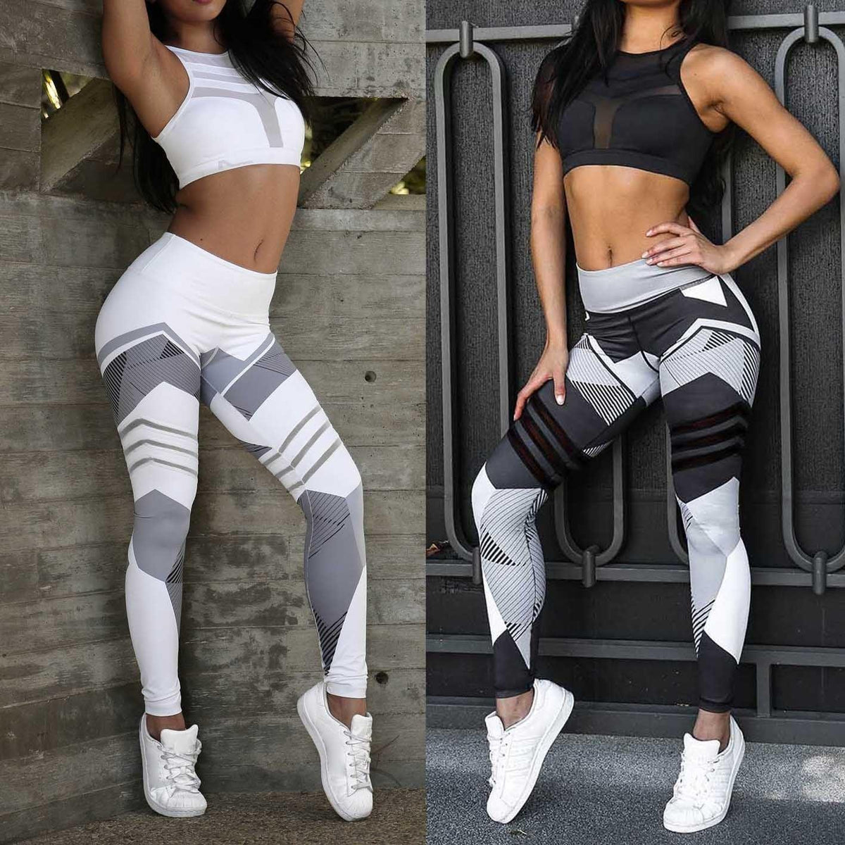 Yoga Pants S-XXXL Plus Size Leggings Sport Women Fitness Legging Slim Stretch Running Tights Women Leggins Ropa Deportiva Mujer - Shello's Creative Boutique