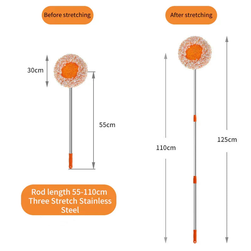 Sunflower Mop Dedusting Car Washing Floor Mop Water Absorbing Chenille Flat Mop Wholesale Sunflower Mop - Shello's Creative Boutique
