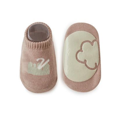 Spring And Summer New Baby Floor Socks Combed Cotton Non-Slip Indoor Cool Children Toddler Socks Cartoon Short Boat Socks eprolo