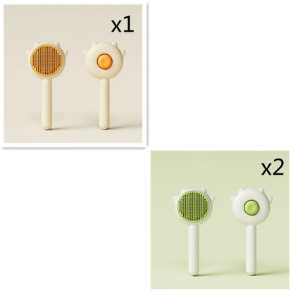 Magic Cat Massage Comb - Hair Removal Grooming Brush with Scratcher - Shello's Creative Boutique