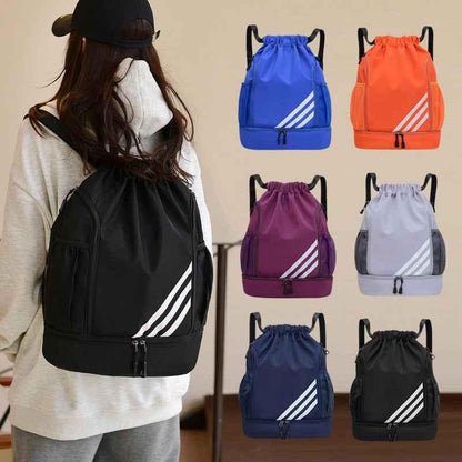 Thickened Sports Swimming Bag - Large Capacity Drawstring Backpack for Active Lifestyles - Shello's Creative Boutique