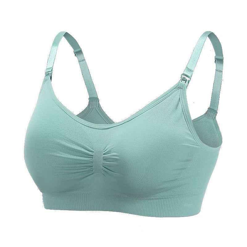 Seamless Plus Size Breastfeeding Bra Front Button Maternal Postpartum Bra - Shello's Creative Boutique
