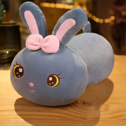 Multi-Color Bunny Pillow - Long Plush Cuddle Toy for Girls - Shello's Creative Boutique