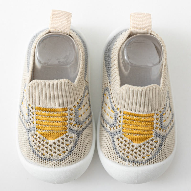 Soft sole anti-slip mesh sandals for 1~3 year old baby floor shoes eprolo