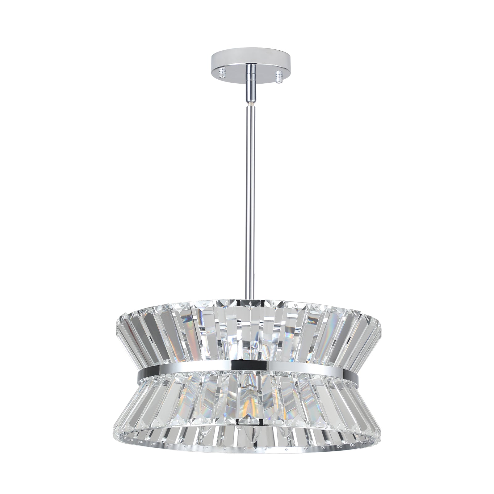 Modern Crystal Chandelier for Living-Room Round  Cristal Lamp Luxury Home Decor Light Fixture eprolo