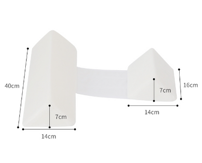 Baby sleeping on the side, fixed pillow with triangular positioning, adjustable sleeping posture, anti fall, anti spitting, and soothing pillow eprolo