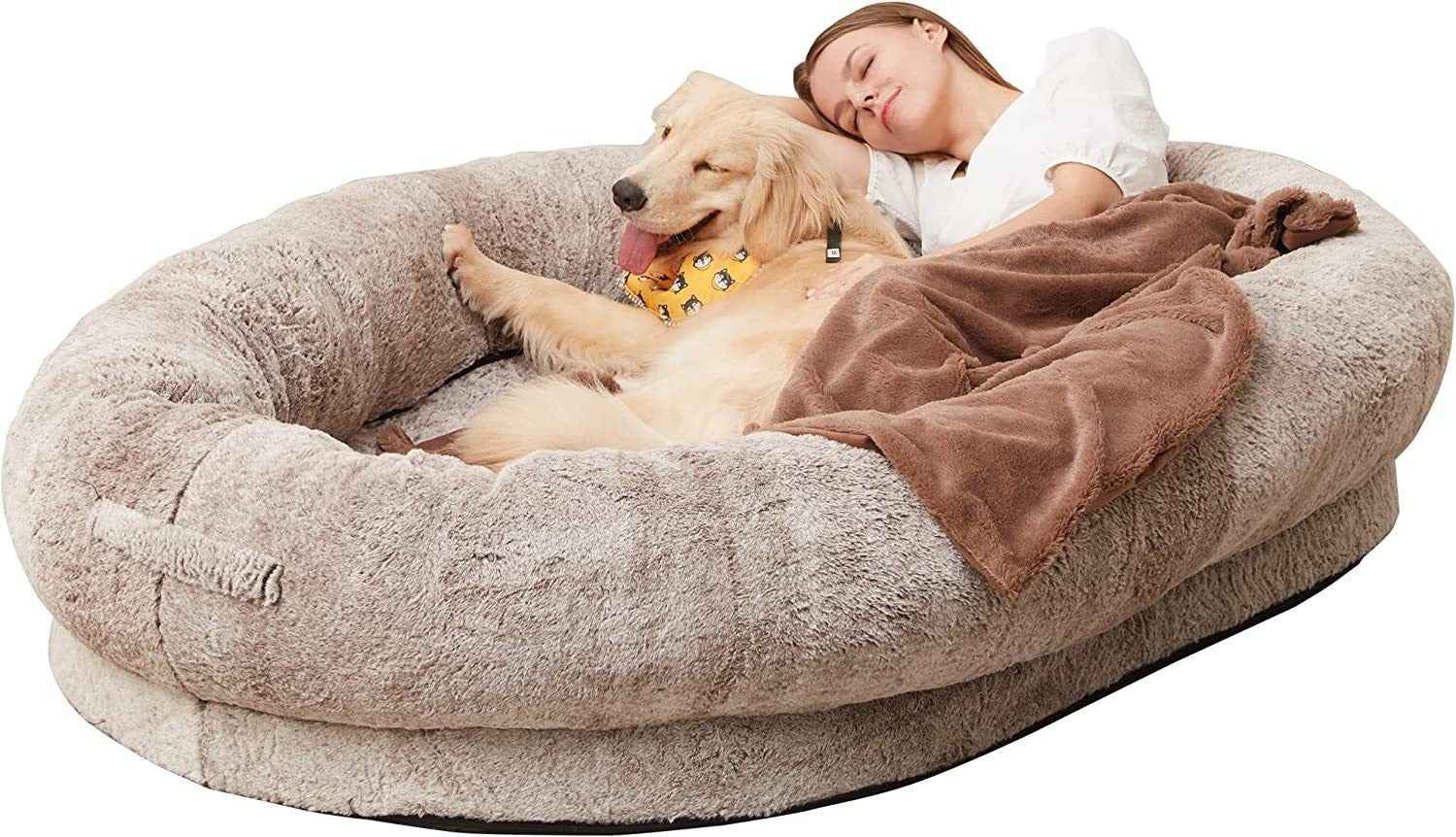 Giant Dog Bed for Humans - Oversized Portable Pet Bed