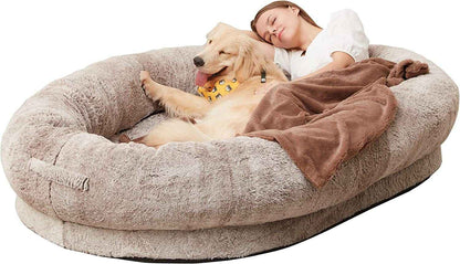 Giant Dog Bed for Humans - Oversized Portable Pet Bed