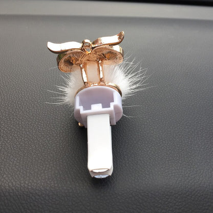 1Pcs Crystal Owl Car Air Freshener Auto Outlet Perfume Clip Interior Accessories Car-styling Vent Solid Fragrance Diffuser eprolo