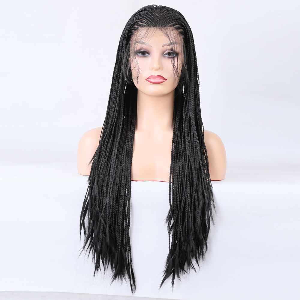 Long Synthetic Wig with Box Braids For Women