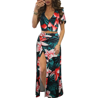 Classic Floral Hot Sale Dress Two Piece Set - Shello's Creative Boutique
