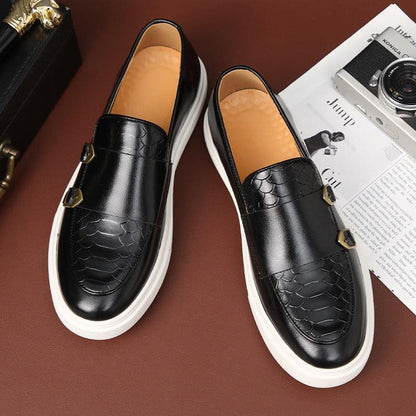 Fashionable casual leather shoes for men's shoes and men's board shoes - Shello's Creative Boutique