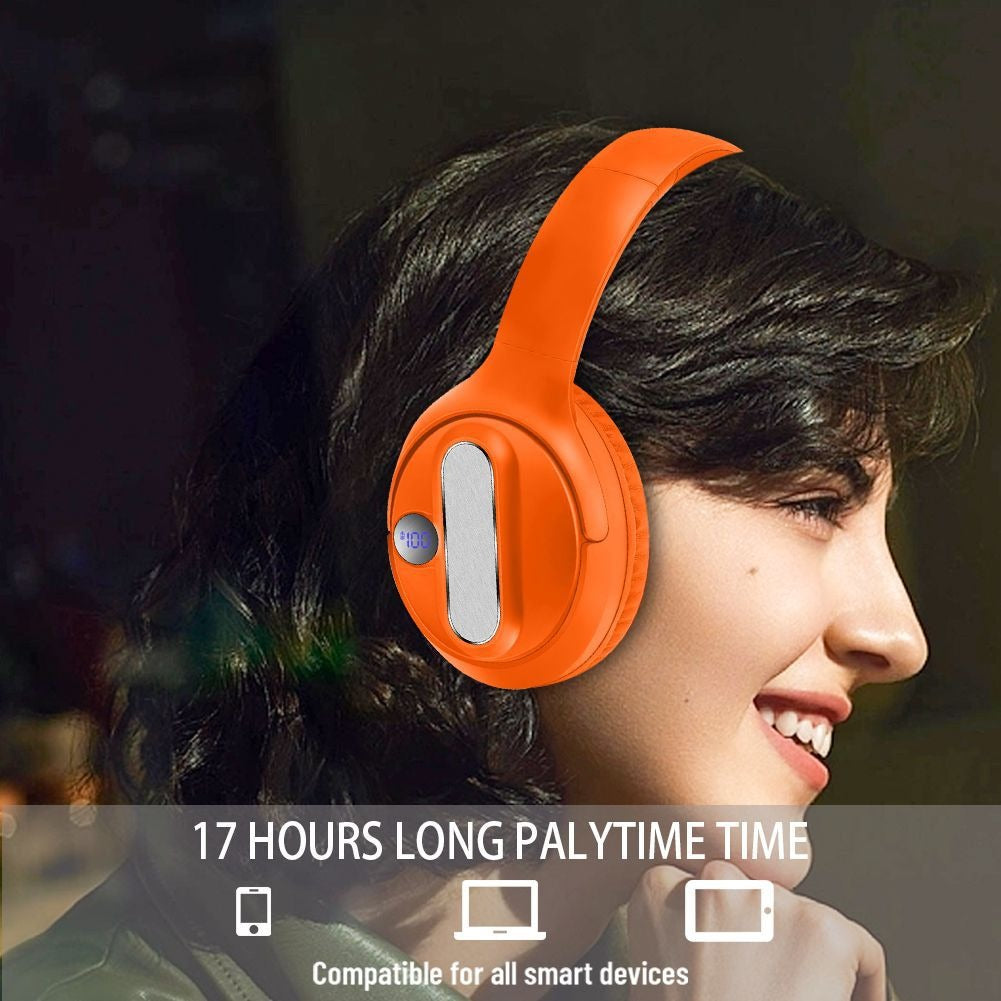 AKZ-13 wireless Bluetooth headset with battery level display and long battery life foldable eprolo