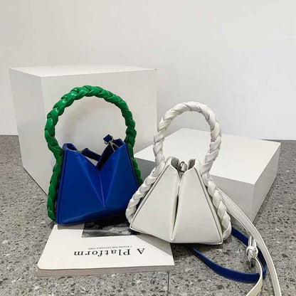 Fried Dough Twists Bag - Handheld Geometric Fashion for Bold Style & Individuality - Shello's Creative Boutique