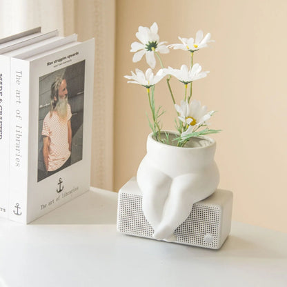 Human Body Shape Flower Vase – Nordic Ceramic Art - Shello's Creative Boutique