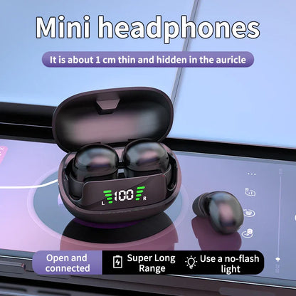 Mini13 invisible ultra mini wireless Bluetooth earphones in ear hidden true wireless ultra long battery life - Shello's Creative Boutique