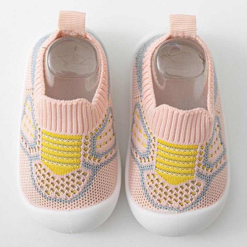 Soft sole anti-slip mesh sandals for 1~3 year old baby floor shoes eprolo