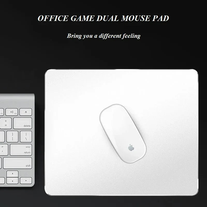 Aluminum Alloy Smooth Mouse Pad 240x180/300mm Hard Metal Slim Desk Mat Rubber Anti-slip Bottom Speed Control Mousepad For Gaming - Shello's Creative Boutique
