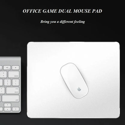 Aluminum Alloy Smooth Mouse Pad 240x180/300mm Hard Metal Slim Desk Mat Rubber Anti-slip Bottom Speed Control Mousepad For Gaming - Shello's Creative Boutique