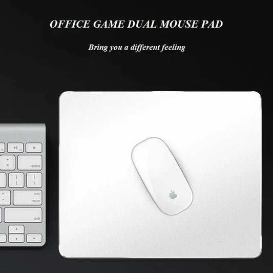 Aluminum Alloy Smooth Mouse Pad 240x180/300mm Hard Metal Slim Desk Mat Rubber Anti-slip Bottom Speed Control Mousepad For Gaming - Shello's Creative Boutique