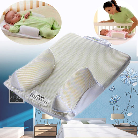Baby Care Infant Newborn Anti Roll Pillow U ltimate Vent Sleep Fixed Positioner Prevent Flat Head Sleeping Cushion eprolo