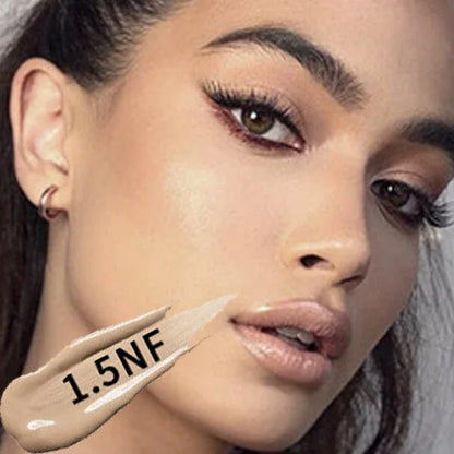 Professional Full Coverage Liquid Foundation Face Base Makeup Natural Colour Concealer - Shello's Creative Boutique