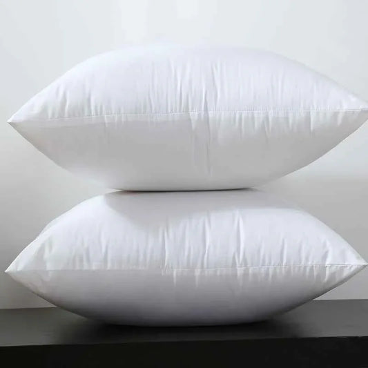 45x45cm Cushion Insert - Soft White Peached Fabric Inner with PP Cotton Filling (450g) - Shello's Creative Boutique