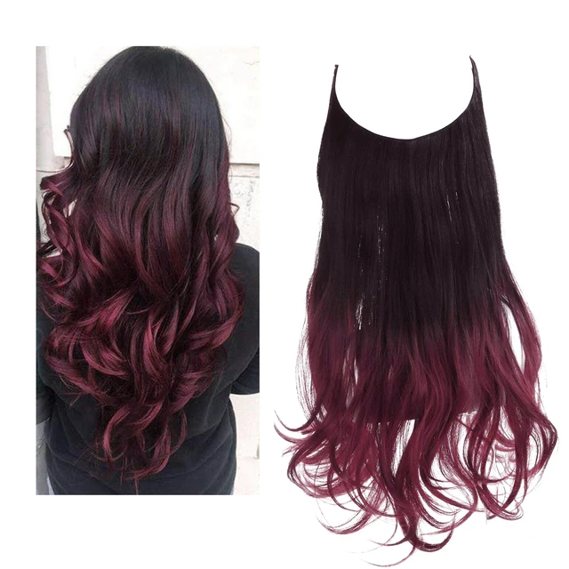One-piece women's hair extension piece with abundant hair volume U-shaped fishing line invisible and natural long curly hair eprolo