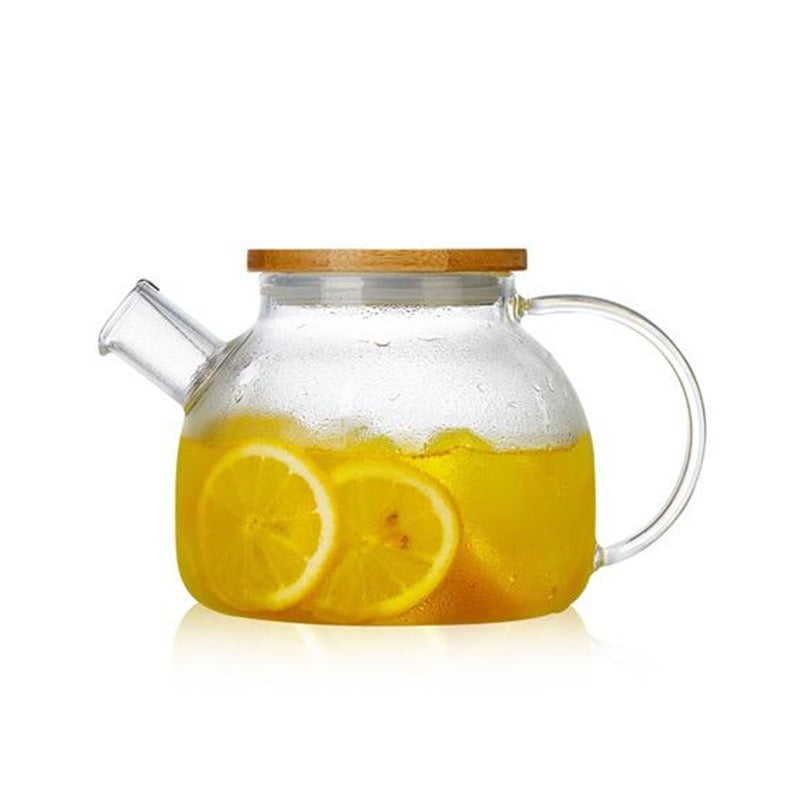 Heat Resistant Glass Teapot Set Clear eprolo