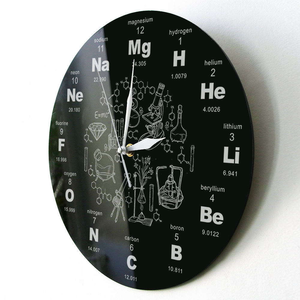 Periodic Table Clock Decorative Wall Clock eprolo