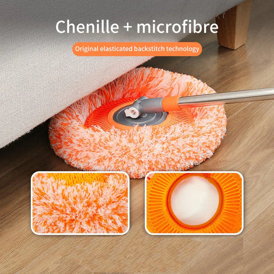 Sunflower Mop Dedusting Car Washing Floor Mop Water Absorbing Chenille Flat Mop Wholesale Sunflower Mop - Shello's Creative Boutique