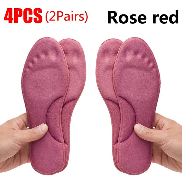 2Pairs Self Heating Insoles Thermostatic Thermal Insole Massage Memory Foam Arch Support Shoe Pad Heated Pads Winter Men Women eprolo