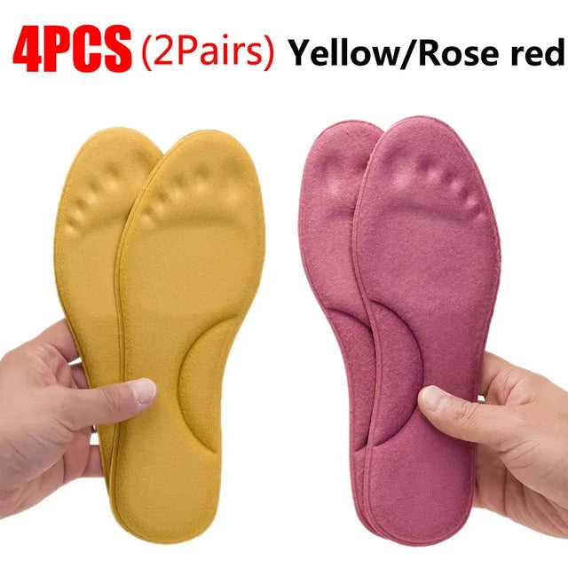 2Pairs Self Heating Insoles Thermostatic Thermal Insole Massage Memory Foam Arch Support Shoe Pad Heated Pads Winter Men Women eprolo