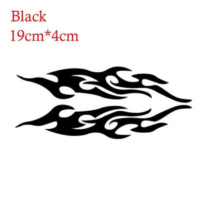 2pcs Universal Car Sticker Styling Engine Hood Motorcycle Decal Decor Mural Vinyl Covers Auto Flame Fire Sticker Car-styling Shello Creative Boutique