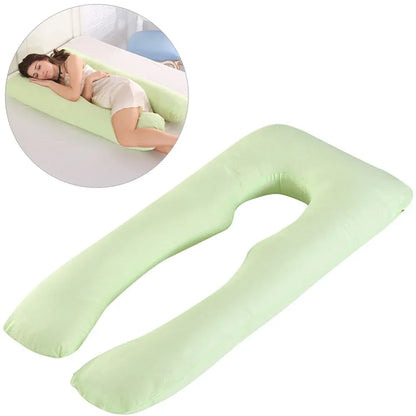 Pregnancy Pillow Bedding Full Body Pillow for Pregnant Women Comfortable U-Shape Cushion Long Side Sleeping Support Pillows - Shello's Creative Boutique