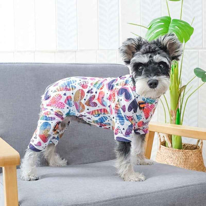 Cute Pet Pajamas for Small and Medium Dogs and Cats - Soft and Comfortable Jumpsuit for Your Furry Friend
