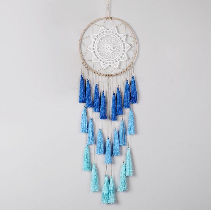  Fashion Gift Tassel & Lace Dreamcatcher Wind Chimes Tassel Pendant Big Dream Catcher Home Wall Hanging Decor Regalo Amor