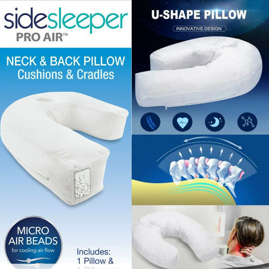 Hot High Plus Side Sleeper Pillow Sleep Buddy U Shaped Pillow Waist Support Pillow-in Body Pillows from Home