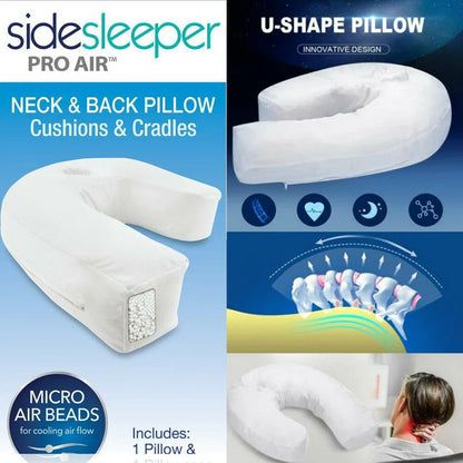 U-Shaped Side Sleeper Body Pillow - Waist Support Sleep Buddy - Shello's Creative Boutique