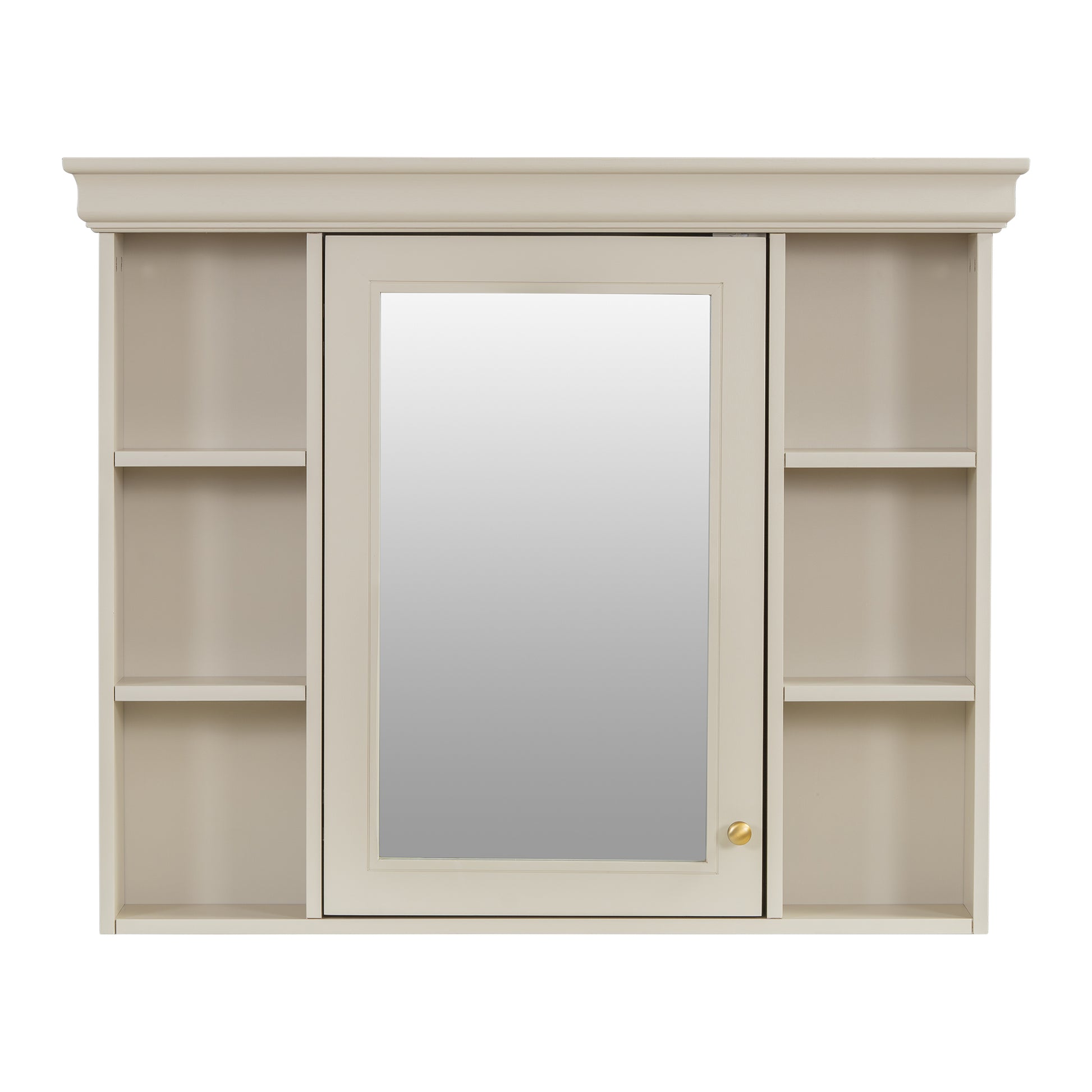 35'' x 28'' Blue Wall Mounted Bathroom Storage Cabinet with Mirror Door, Modern Bathroom Wall Cabinet with Mirror eprolo