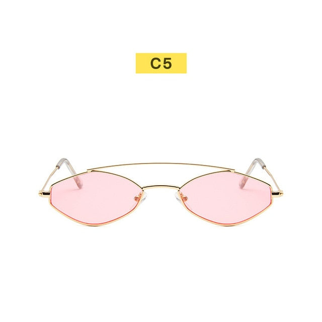 90s Sunglasses Women Retro Oval Sunglasses Lady Brand Designer Vintage Black Sunglasses Girls Eyeglasses UV400 Oculos Shello Creative Boutique
