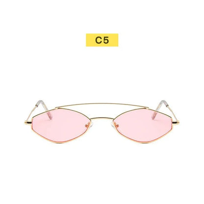 90s Sunglasses Women Retro Oval Sunglasses Lady Brand Designer Vintage Black Sunglasses Girls Eyeglasses UV400 Oculos - Shello's Creative Boutique