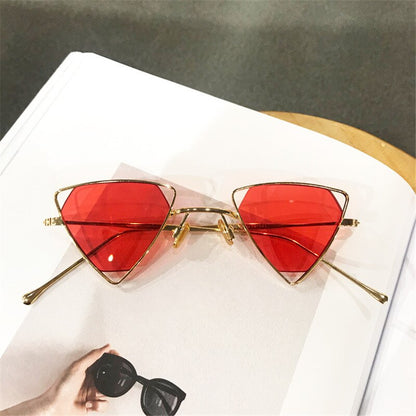Women Triangle Sunglasses Sexy Girl Eyewear Female Sunglasses Original Brand Designer Sun Glasses
