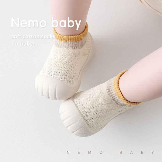 Baby Anti-Slip Floor Socks - Soft Sole Grip Socks for All Seasons - Shello's Creative Boutique
