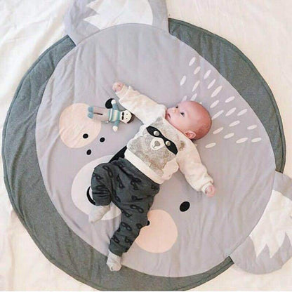90CM Kids Play Game Mats Round Carpet Rugs Mat Cotton Swan Crawling Blanket Floor Carpet Toys Room Decoration INS Baby Gifts Shello Creative Boutique