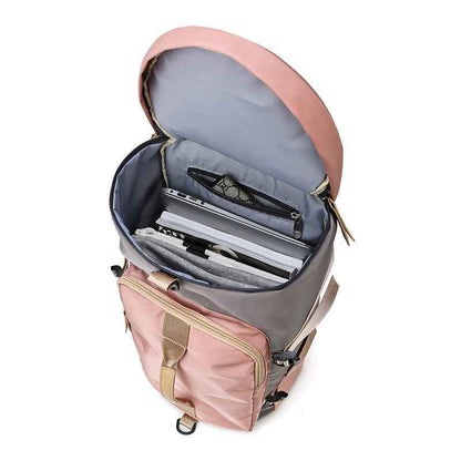Women's Gym Backpack for Shoes - Fitness Bag for Outdoor Travel and Daily Sports
