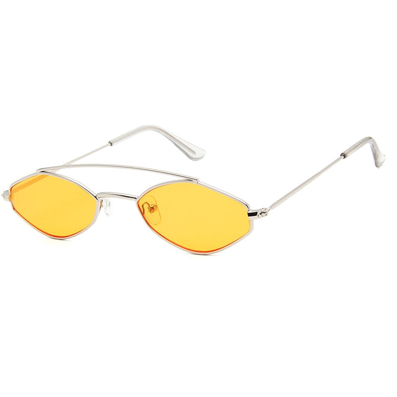 90s Sunglasses Women Retro Oval Sunglasses Lady Brand Designer Vintage Black Sunglasses Girls Eyeglasses UV400 Oculos Shello Creative Boutique